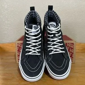 Vans | Shoes | Vans Sk8hi Mte Plaid Grey White Ultra Cush 